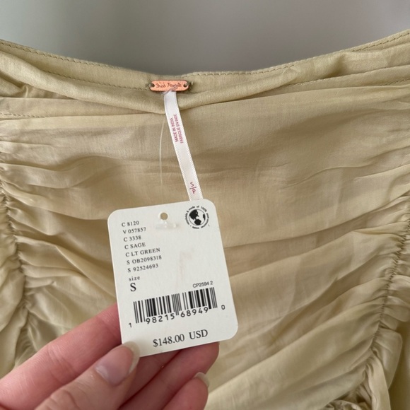 NWT FREE PEOPLE Calliope Ruffle Midi Skirt - Picture 8 of 10